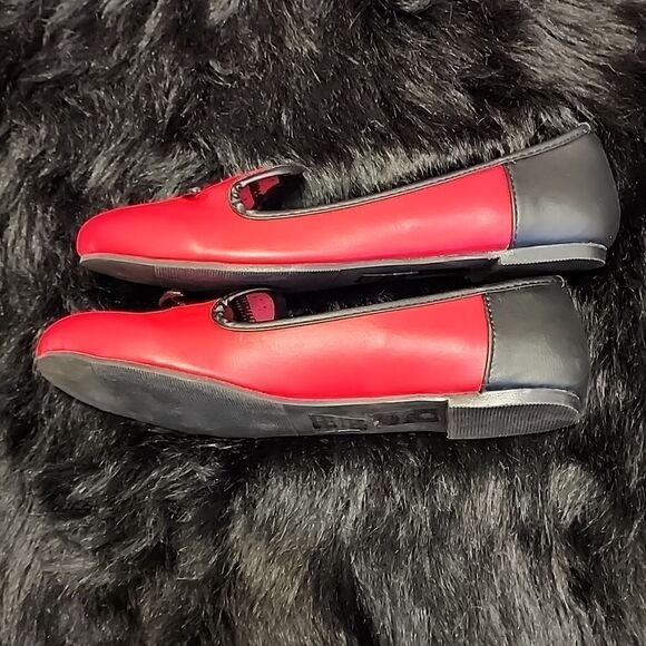 NIB Abby Dawn Feel The Love Loafer Sizec6 red and black - Picture 4 of 8